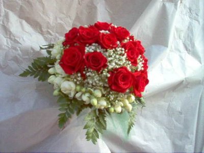 Foto Bouquet Roselline rosse