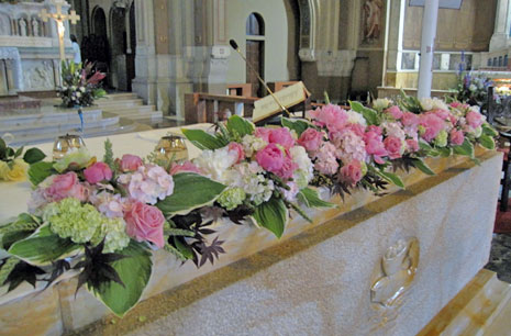 Allestimenti floreali per matrimonio, bouquet da sposa, fiori matrimonio Milano