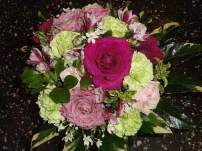 Foto Romantico Bouquet con rose 
