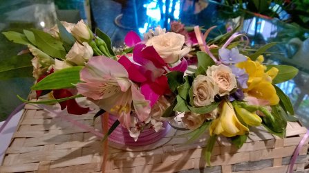 Coroncina con fiori